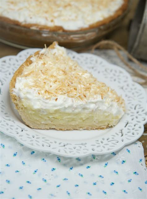 southern coconut cream pie old fashioned recipe