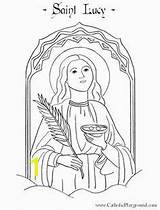 Coloring Kateri Tekakwitha Feast Catholic Saint July Divyajanani sketch template