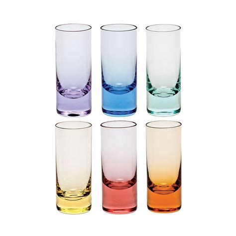 Moser Vodka Shot Glass Set Of 6 Shot Glass Vodka Glasses Crystal