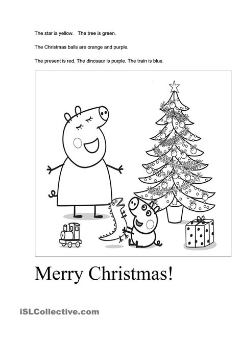 peppa pigs christmas christmas worksheets peppa pig christmas
