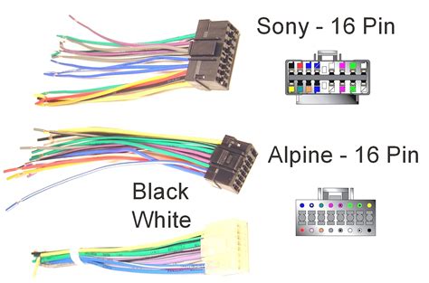 sony cdx wiring diagram pin
