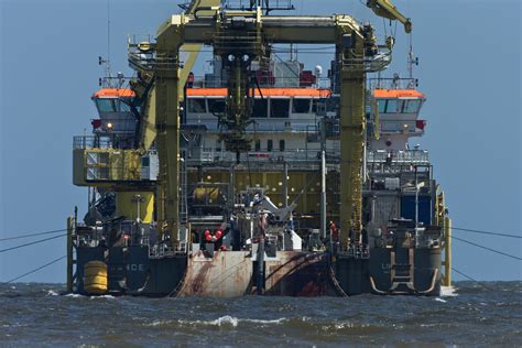 offshore cable  landfall  installation progresses triton