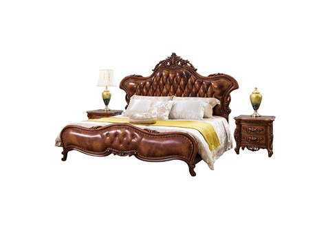 Sex Bedroom Set Upholstered Headboard European Style