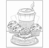 Bakery Cupcakes sketch template