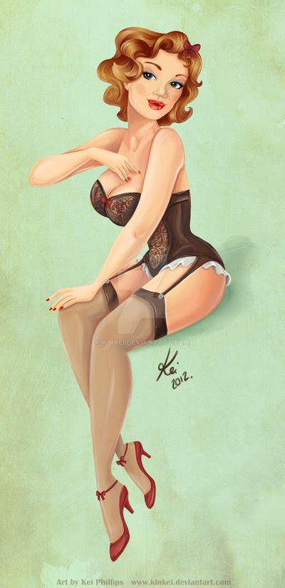 Classic Pin Up By Kinkei On Deviantart