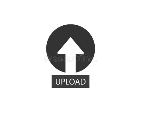 web upload logo template web upload icon web upload symbol stock vector illustration