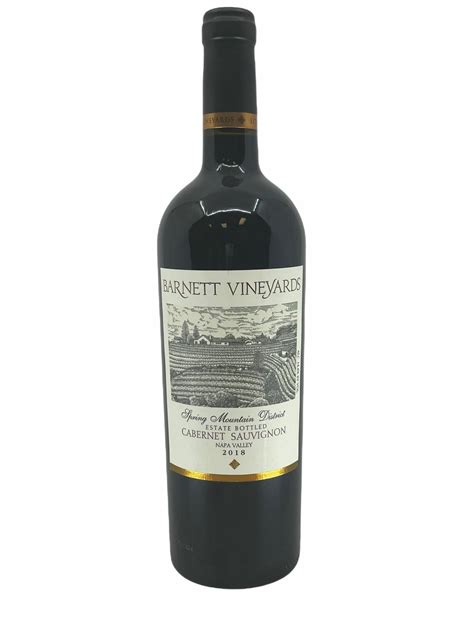 barnett vineyards spring mountain cabernet sauvignon  omaha wine