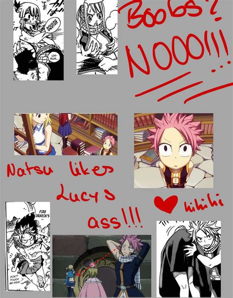 Natsu Likes Lucy S Assets Fairytail