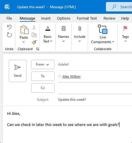 compose  email  microsoft outlook  pitgarry