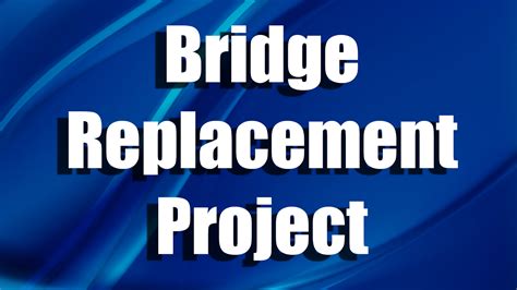 penndot bridge replacement project      county bridges  list