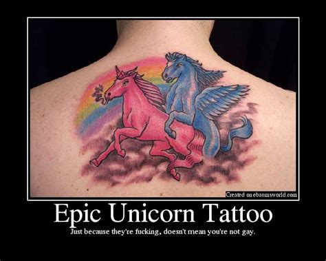 epic unicorn tattoo picture ebaum s world