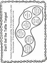 Tongue Tattle Bad Case Activities Coloring Teacherspayteachers Kiddos Klever Visit Worksheets Template Kids School Kindergarten sketch template