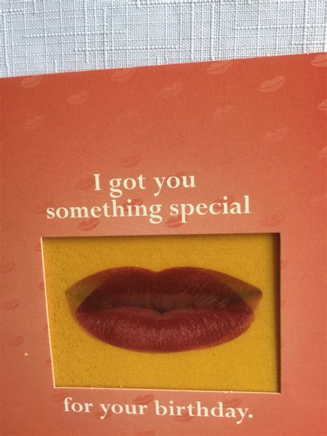 Sexy Birthday Card Kiss Birthday Card Romantic Birthday Etsy