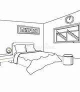 Bunk Bedrooms sketch template