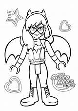 Batgirl Descripción sketch template