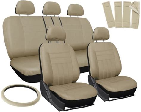 Suv Seat Covers For Toyota Rav4 Solid Beige W Steering