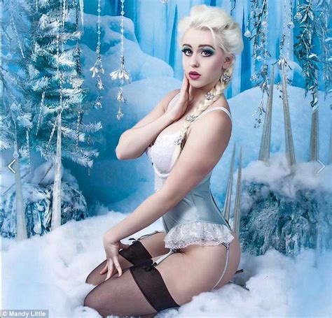 cosplay artist ashley monticello transforms into a racy version of frozen s elsa daily mail online