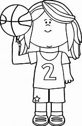 Basketball Coloring Pages Player Curry Stephen Girl Printable Court Color Getcolorings Template sketch template