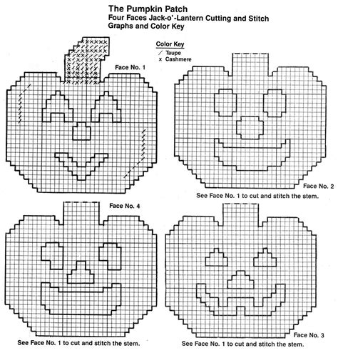 printable halloween plastic canvas patterns printable templates