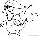 Snivy Colorir Imprimir Colorironline sketch template