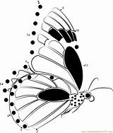 Monarch Dots sketch template