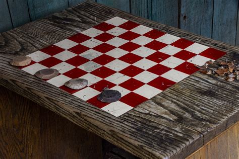 vintage wooden checker board  stock photo public domain pictures