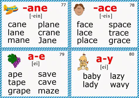 english  kids step  step phonics flashcards long  vowel