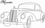 Coloring Mercedes Car Pages Kids Cars Printable Benz Antique Old Print Colouring Studyvillage Color Drawings Vintage Big Popular Library Clipart sketch template