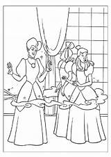 Coloring Pages Cinderella Fairy Godmother Step Disney Getcolorings Mother Print Color sketch template