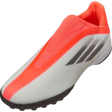 kids adidas laceless  speedflow tf whitespark soccerpro