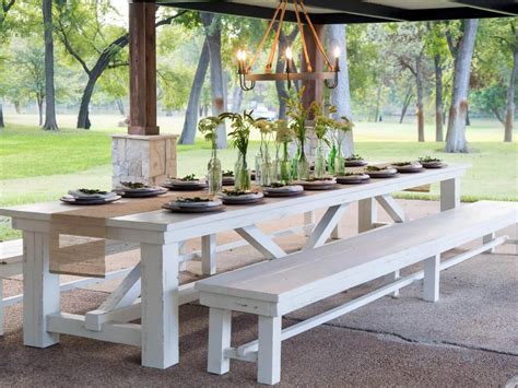 brilliant diy outdoor dining table ideas  projects  plans