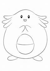 Pokemon Coloring Chansey Generation Pages Gerbil Kids sketch template