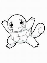 Squirtle Colorir sketch template
