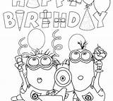 Birthday 4th Happy Coloring Pages Getcolorings Color Printable sketch template
