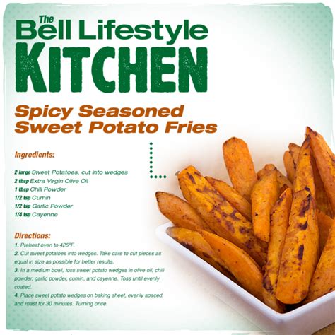 Spicy Seasoned Sweet Potato Fries Recipe Bell Wellness Center