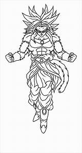 Broly Coloringbay Goku Dbs Kale Lineart sketch template