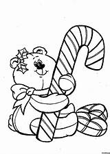 Coloring Kids Pages Candy Christmas Printable Cane Xmas Printables Central Teddy Bear Canes Online Clipart Holiday Cute Time Bears Printouts sketch template