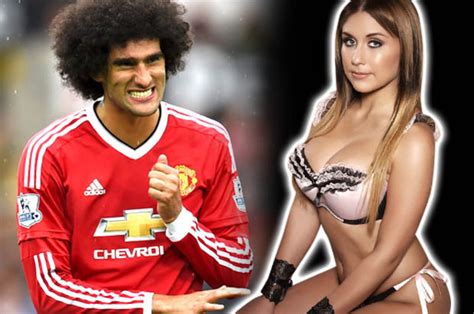 manchester united star marouane fellaini sent sexy pictures to eglantine aguilar daily star