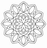 Geometric Coloring Pages Printable Getcolorings Sheets sketch template