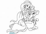 Ausmalbilder Prinzessin Jasmin Dreamy Colorir Disneyclips Dessin Tallenna Raskrasil sketch template