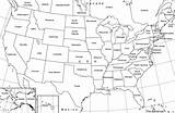 Map States United Outline Usa Coloring State Blank 50 Maps Printable Labeled America Pages Capitals Resolution High Names Big Cities sketch template