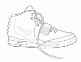 Yeezy Lebron Nike sketch template