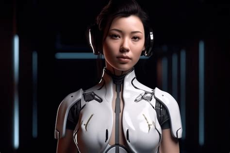 Premium Ai Image Beautiful Asian Woman Artificial Intelligence Front