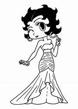 Betty Boop Colorir Bonita Colorironline Niñas Television Colores Fondos 4kids источник sketch template