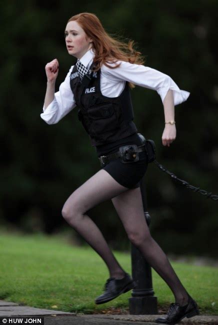Doctor Who S New Assistant Karen Gillan Shows Off Her Long
