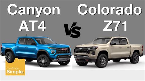 chevy colorado   gmc canyon  feature pricing breakdown youtube