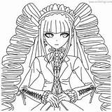 Danganronpa Enoshima Junko sketch template