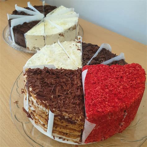 introducing    slice cake variety packs  chateau gateaux