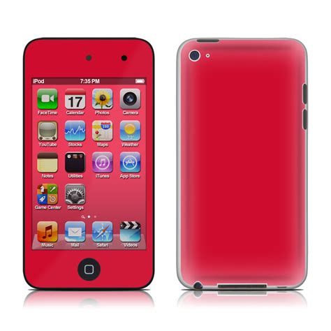 solid state red ipod touch  gen skin istyles