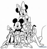 Coloring Mickey Mouse Friends Pages Baby Disney Minnie Gif Clubhouse Drawings Printable Sheets Kids Print Popular Choose Board Birthday Disneyclips sketch template